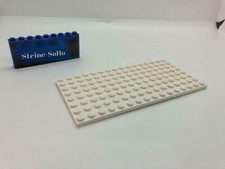 Lego (c) 1x Platte 8x16 - 92438 - weiss  - plate - white - flach