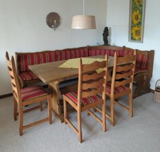 Essecke Eiche Eckbank mit 3 Stühlen gebraucht , Standort 87534 Oberstaufen