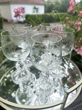 5 Vintage Kristallgläser Von