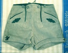 GRAUGRÜNE LEDERHOSE -