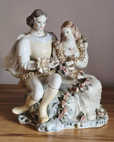 Porzellanfigur paar mit - porzellanfigur,