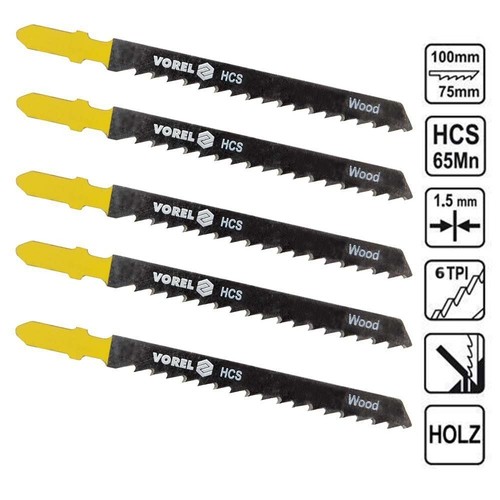 Stichsägeblätter zahnung - 5x,