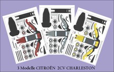 "3 Modelle CITROËN  2CV