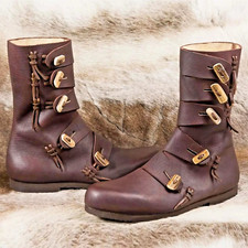 Mittelalter Leder Stiefel