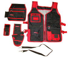 Schutzweste Arbeitsweste Pistolenhalfter Werkzeugtasche Magnetarmband Riemen