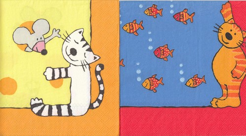 Lunch papier servietten - 2,