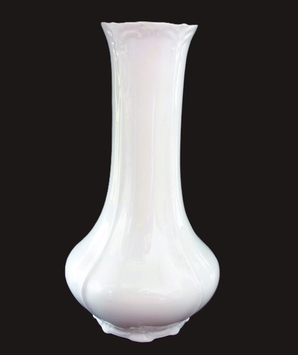 Porzellan vase weiss - weiss,