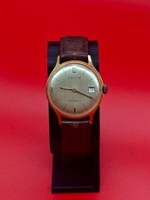 Kienzle Antimagnetic Vintage Uhr Herren 60er Jahre Gold Datumsanzeige Läuft