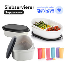 Tupperware Sieb-Servierer Becher Multi-Server Einsatz 2,25L 2,5L 4L Küchenchef