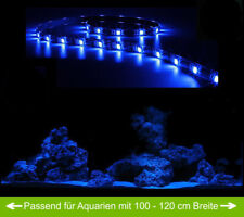 Aquarium Mondlicht 90 cm LED Lichtleiste Komplettset blau flexi-slim Nachtlicht