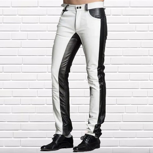 Skinny leder hose - skinny, herren