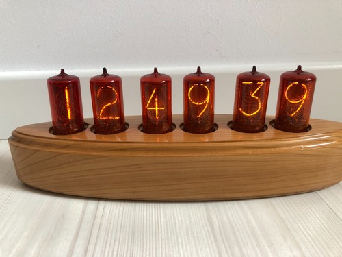 Handgefertigte nixie uhr für - handgefertigte,