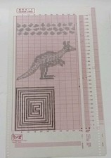 1 handgezeichnetes Mylar Blatt