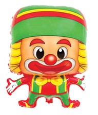 Folienballon clown helium - clown,