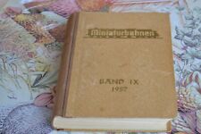 Vintage-Miniaturbahnen/Modellbau/Eisenbahn-Miba-Jahrgang 1957-Band-IX-Buch-16 Tl