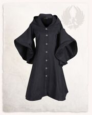 Mytholon Lilian Kapuzenmantel Baumwolle Schwarz L Larp Mittelalter #29003