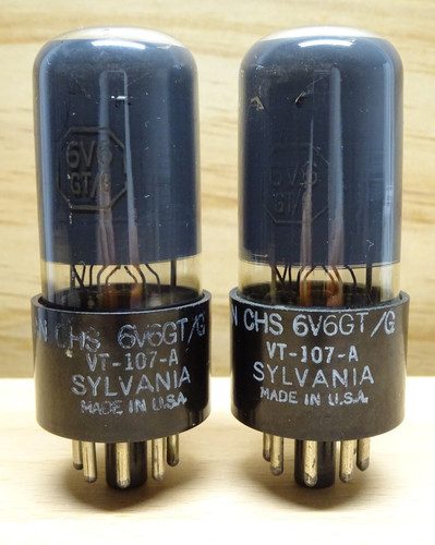 Sylvania 6v6gt über - 2x:, 6v6gt/g