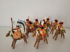 Playmobil Western Indianer Apachen Häuptling Krieger Figuren