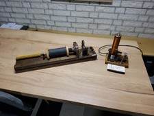 Physikalische Lehrmittel  Schlittenapparat Tesla-Apparat