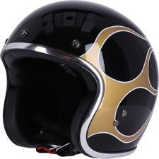 13 1/2 Motorrad Jethelm Skull