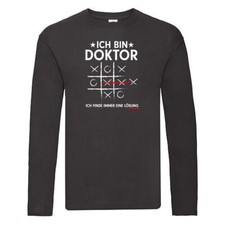 Lösung finden: Doktor | Doktorand | Doktortitel Long Sleeve Schwarz