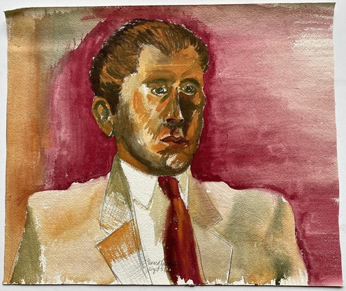 Naiver expressionist mann - expressionist,