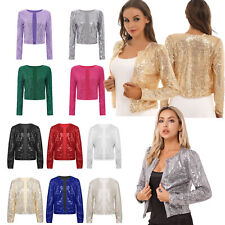 DE Damen Pailletten Bolero