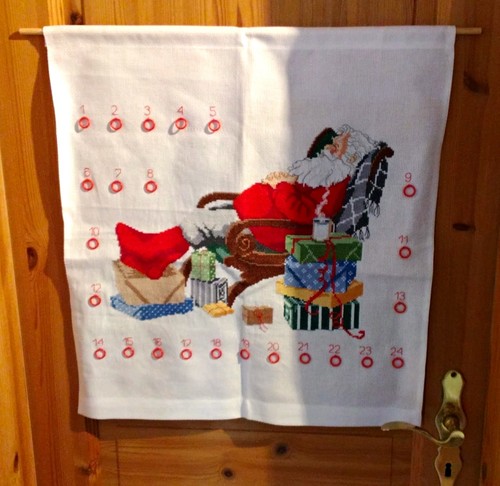 Kreuzstich adventskalender - kreuzstich,