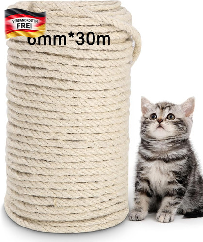 Sisalseil 6mm 30m für