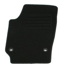 Fußmatte vorne links für VW Polo 9N 2003-2009 Autoteppich 100% Passform Schwarz