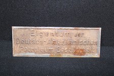 Eigentum der Deutsch-Amerikanischen Petroleum Gesellschaft TÜRSCHILD Blech 1930?