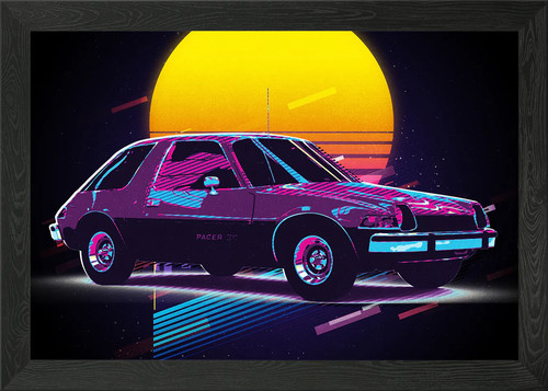 Amc pacer gerahmtes wandbild - amc,