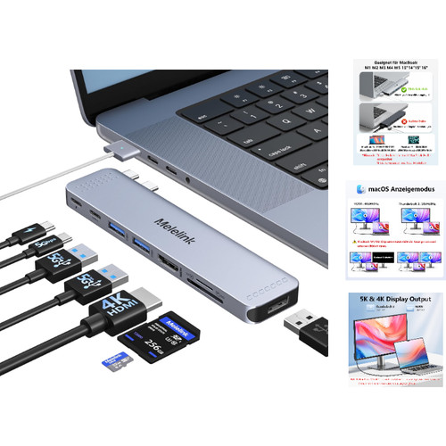 Melelink usb hub adapter 8 - melelink, c