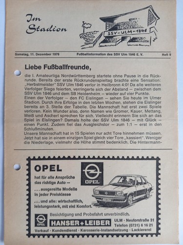 Fussball programm al - programm,