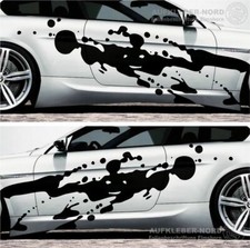 2x Splash Flecken Design 210cm