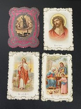 Alte Heiligen Bilder 4 Stück