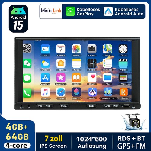 Carplay 64gb din - 4+64gb, gps