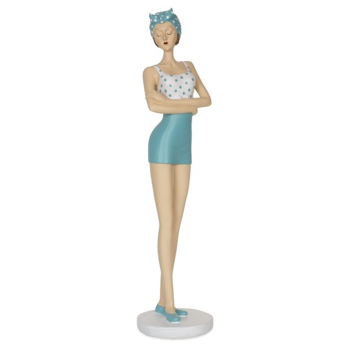 Vintage dekofigur dame - vintage,