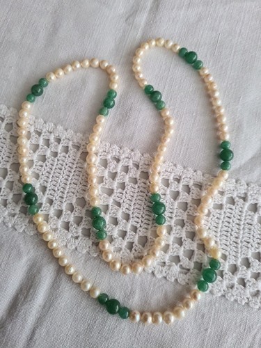 Perlenkette mit malachit - mit, malachit-ohne