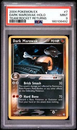 Dark marowak holo 109 - dark,