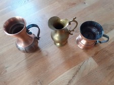 Konvolut Kupfer Messing Vasen Kerzenständer Kupfervase