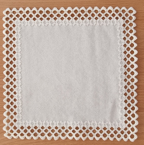 Hardanger deckchen handarbeit - hardanger,