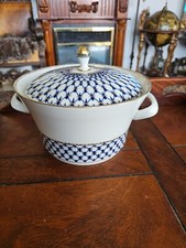 Lomonosov Kobaltnetz Terrine Brottopf Pelmeni-Topf