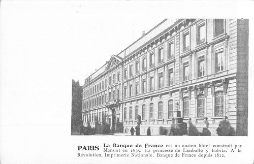 Paris banque france - la,