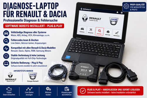 Renault dacia diagnosegerät - renault,