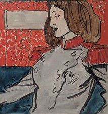 Frau in Uniformjacke