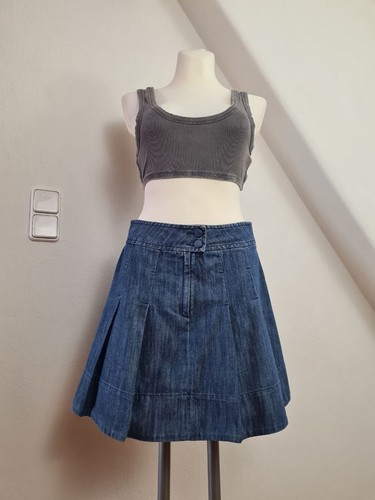 Jeansrock faltenrock m 38 - h&m,