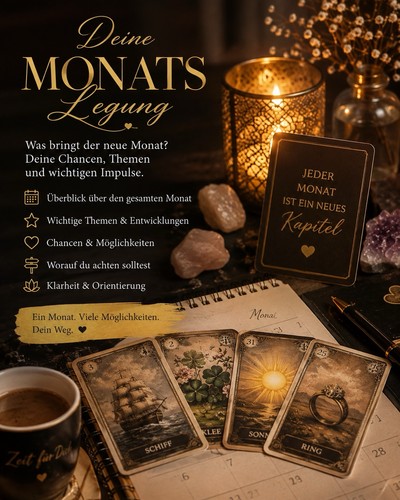 Kartenlegen monat intensiv - kartenlegen,