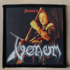 VENOM - DOOMED TO HELL -- PATCH / AUFNÄHER -- BLACK METAL / HEAVY METAL