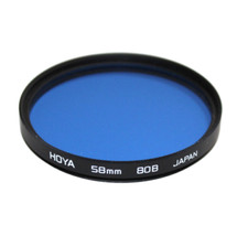 Hoya Filter Farbfilter 80B blau 58mm Japan Objektiv Kamera Zubehör (#2196)